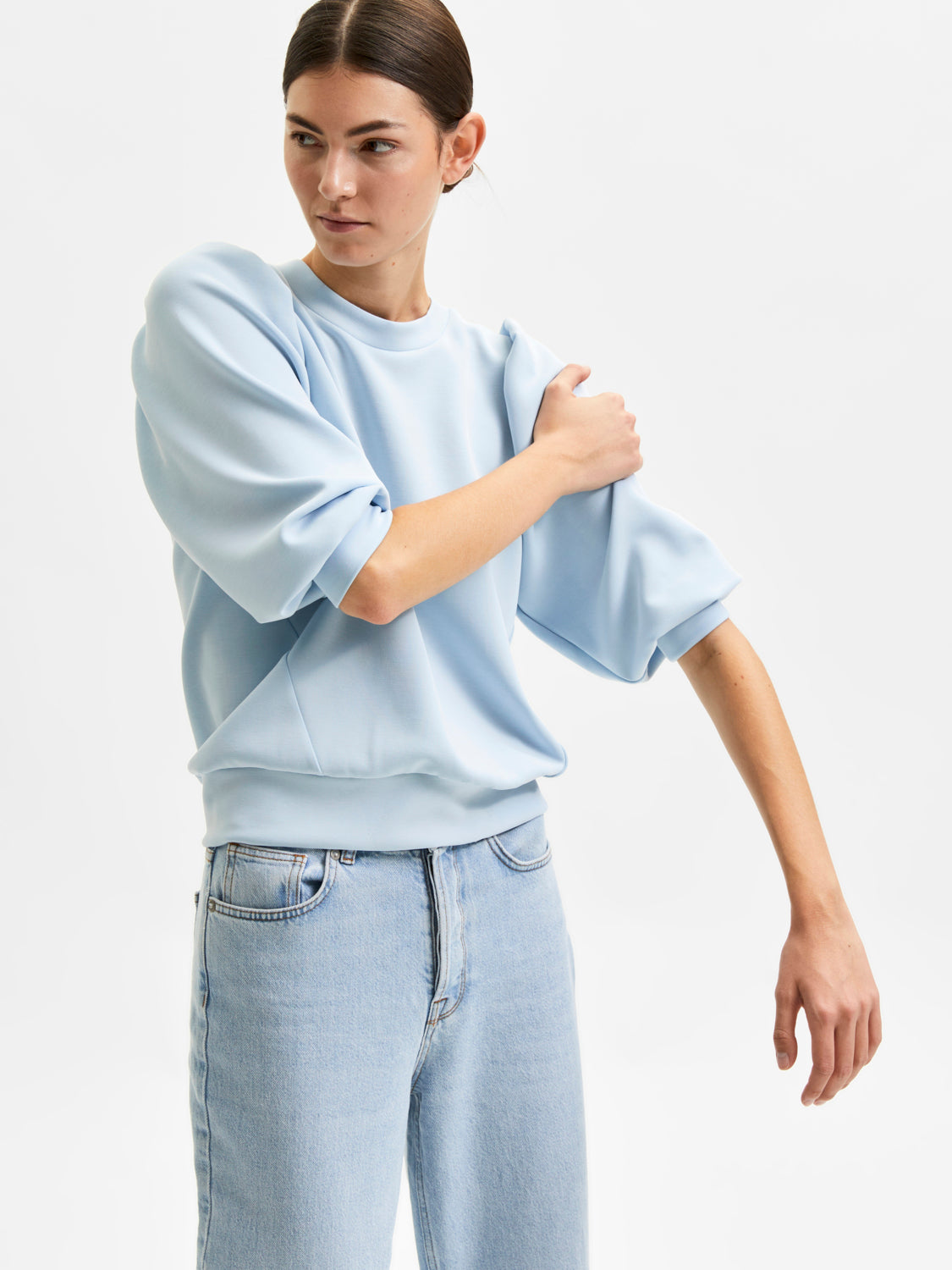 SLFTENNY Sweat - Cashmere Blue